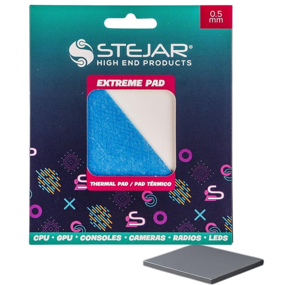 Almohadilla Térmica Stejar 95 x 45 x 0,5 mm 12,8 W/mK para CPU, GPU, PS5