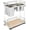 Maple, variant on Rev-A-Shelf 5322KB-BCSC-11-MP Contemporary 11-3/4"W X 24"H  Two Tier Soft Close Pull Out