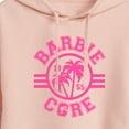thumbnail image 3 of Barbie - Barbiecore Collegiate - Juniors Cropped Pullover Hoodie, 3 of 5