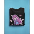 thumbnail image 3 of Kawaii Anime Loving Couple  Sweatshirt Women -Image by Shutterstock, Female Small, 3 of 4
