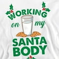 thumbnail image 2 of Working on My Santa Body for Christmas Unisex Adult Crewneck Sweatshirt, 2 of 5
