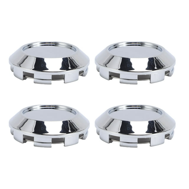 Capuchon de Centre de Roue, 4 Pcs Capuchons de Centre de Roue Excellente Étanchéité ABS Exquis Capot de Moyeu de Roue à Encliqueter Diamètre Extérieur 76 mm