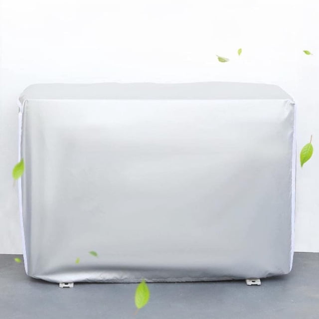 Cubierta De Aire Acondicionado, Insonorización Y Reducción De Ruido Transpirabilidad Unidad De Aire Acondicionado Cubierta De Patio Ventana Impermeable A Prueba De Polvo AC Negro