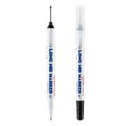 Binwennn round Pen B2p Pen Good Writing Pens for 1ml Long Head Deep Hole Marker Pens Long Nib Marker Set Pr Ofessional Construction Markers Scriber Marking Tools Double Head Per Manent Markers Marker
