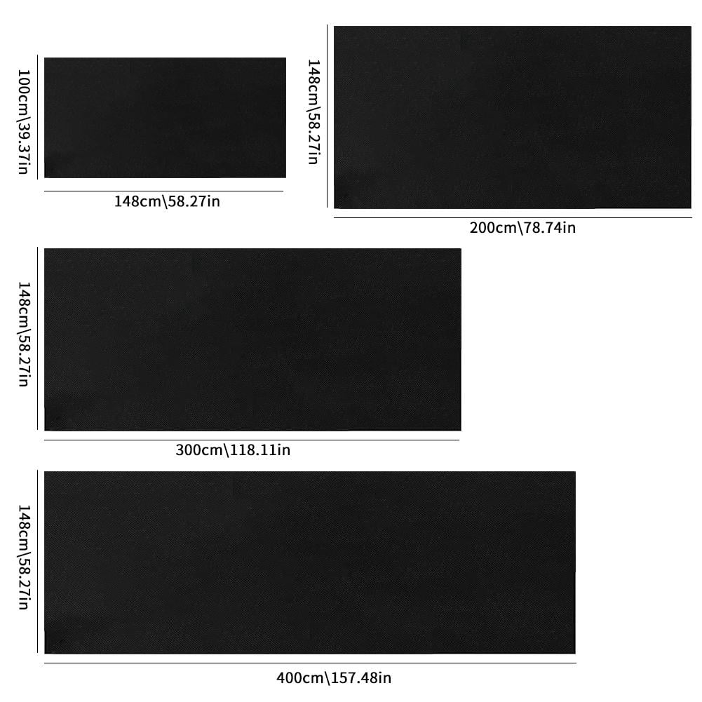 78.74 × 58.27 inches Blackout Portable Curtain Cuttable No Drill Window Shade, Temporary Room Darkening Blind for Nursery Travel RV Bedroom