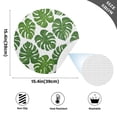 thumbnail image 2 of Ryvnso Palm Tropical Leaf Round Plate Mats Dining Table Placemat Set of 4 for Holiday Decoration, 2 of 7