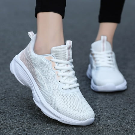 CAICJ98 Running Shoes Womens Womens Loafers Breathable Walking Shoes Casual Shoes Slip-on Sneakers Non Slip Driver Shoes C
