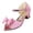 Pink, variant on Zshosam High Heels for Kids Girls Sandals Low Heels Dress Pump Open Toe Heels with Bow Ankle Strap Girl School Party for Little Big Kid Size 1,(Pink Big Kids 1)