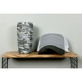 thumbnail image 3 of Pavilion Gift Company - Retired People - Adjustable Light Gray Neoprene Mesh Hat, 3 of 9