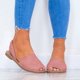 thumbnail image 1 of Sandalias de boca de pez para mujer, chanclas, zapatos planos de verano con punta abierta en la playa Wmkox8yii nm9145, 1 of 7