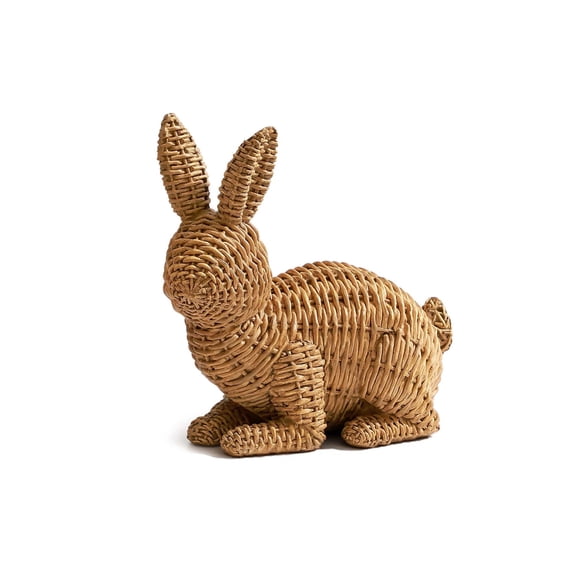 Cheapark Easter Bunny Decoration, Large Bunny Ornament, for Home Garden Desktop, Enhance Easter Atmosphere