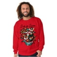 thumbnail image 5 of Sink or Swim Anchor Mermaid Tattoo Sweatshirt for Men or Women Brisco Brands S, 5 of 6