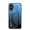 Blue, variant on for iPhone 17 Tempered Glass Case, Micro-Frosted Frame Lightweight Slim Shockproof Anti-Scratch Protective Gradient Phone Case Cover for iPhone 17, Yellow