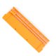thumbnail image 2 of Báscula precisa para uso escolar y de oficina, compacta, con guía ajustable, cortadora de papel portátil de color naranja, 2 of 8