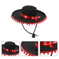 thumbnail image 2 of Sombrero Hat Festival Hat Adult Skin-friendly Unisex Caps Party Costume Props, 2 of 5