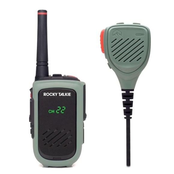 Radio bidireccional Rocky Talkie Expedition, 5 W, GMRS, impermeable, IP67