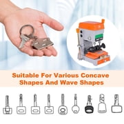 Heavy-Duty 110V Key Cutting Machine - Vertical Key Duplicator for Locksmiths & Property Managers