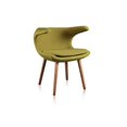 thumbnail image 1 of Ceets Chaise de Loisir L802-22 Noyer Arc&44; Vert, 1 of 1