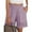 Purple Pink, variant on STARVNC Women Hollow Out Ruffle High Waisted Smocked Pocket Shorts