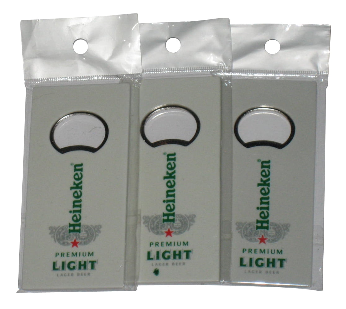 Pocket or Fridge Magnet Bottle Opener Heineken Premium Light Lager Beer 
