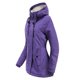 thumbnail image 4 of Parkas de manga larga para mujer, chaqueta lisa de otoño e invierno, de manga larga, con espalda descubierta, cárdigan con capucha, abrigo abrigado con bolsillos, tops, abrigo para mujer, 4 of 5