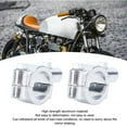 thumbnail image 4 of Mirror Mount Clamp High Strength Aluminum Universal Handlebar Holder Bracket Adapter for ATV Scooter Project Bikes 25mm 2PCS, 4 of 7