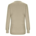 thumbnail image 4 of MESSUEN Pull Over Sweaters Womens Winter Sweaters for Women Long Sleeve Undershirt for Women Sweater Top Tops for Women Cute Fall Top Beige L, 4 of 5