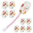 thumbnail image 2 of Cinta métrica Cuerpo Cinta métrica Tela Cuerpo Cinta métrica Regla retráctil Regla portátil150cm/60in cinta corporal de tela cinta métrica cinta métrica de tela caderas para pecho pantorrilla LHCER None, 2 of 5