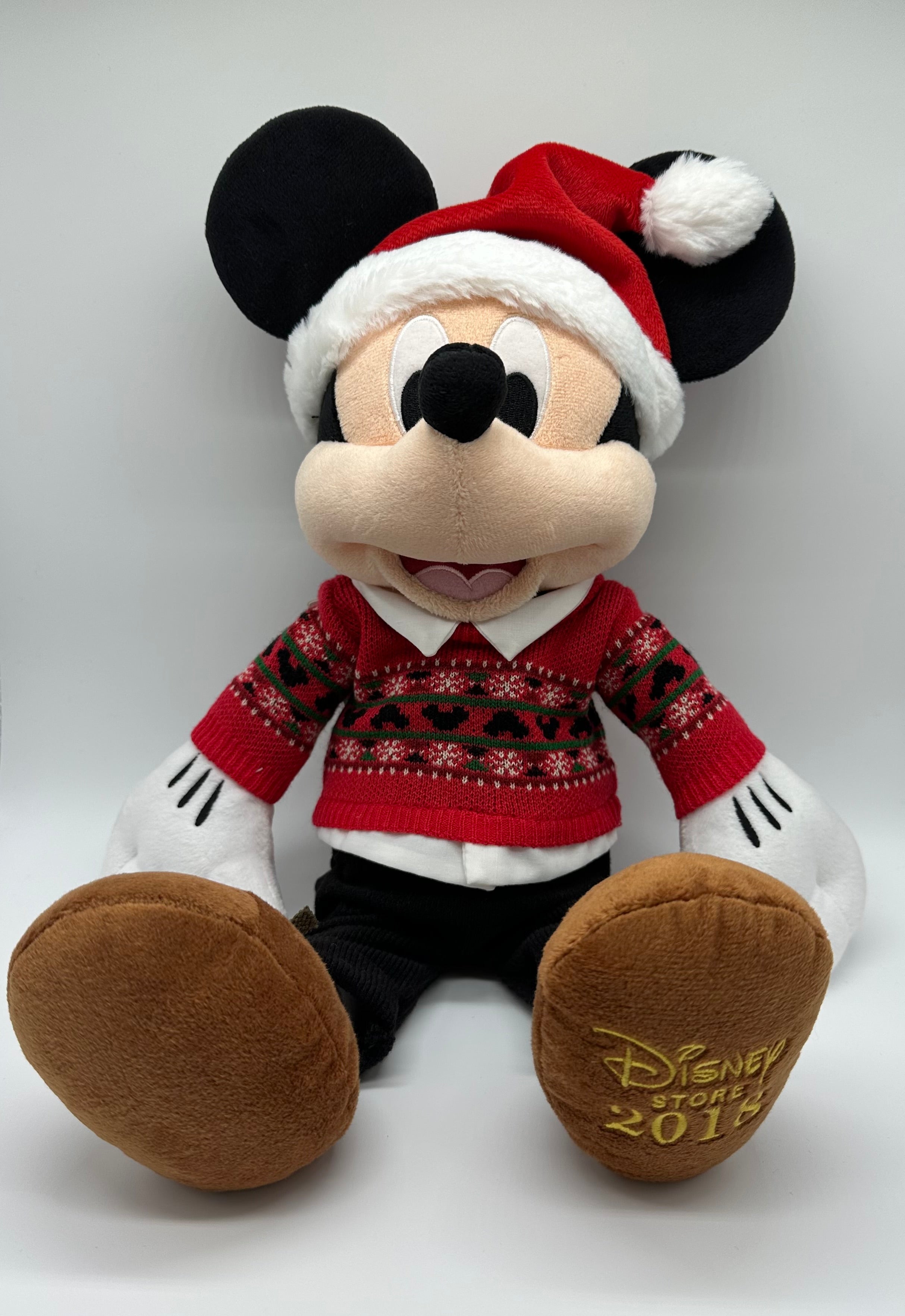 2018 christmas mickey store mouse plush