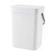 thumbnail image 1 of Botes de basura para colgar en interiores y exteriores, pequeño bote de basura con tapa debajo del fregadero para cocina, hogar, contenedor de residuos de alimentos, contenedor de abono para, 1 of 5