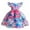 Blue, variant on KYAIGUO Girls Princess Dress for Kids Toddler Baby Summer Flower Dress Party Dresses Performance Mesh Tulle A-Line Dress Floral Formal Dress Summer for 3-12Y