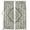 Sage Green, variant on Green Purple Boho Blackout Curtains for Bedroom/Living Room, Pinch Pleated Black Out Curtains, Vintage Abstract Art Floral Ethnic Tribe Room Darkening Window Drapes with Hooks 2 Panels, 39"x70"