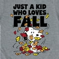 thumbnail image 3 of Peanuts - Just A Kid Who Loves Fall - Toddler And Youth Short Sleeve Graphic T-Shirt, 3 of 6
