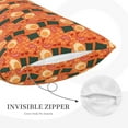 thumbnail image 3 of Rateoe Ramen Noodle Soup Pattern Pillow Covers with Invisible Zipper(Pillows are not Included) Standard Pillowcases-16"x24", 3 of 6