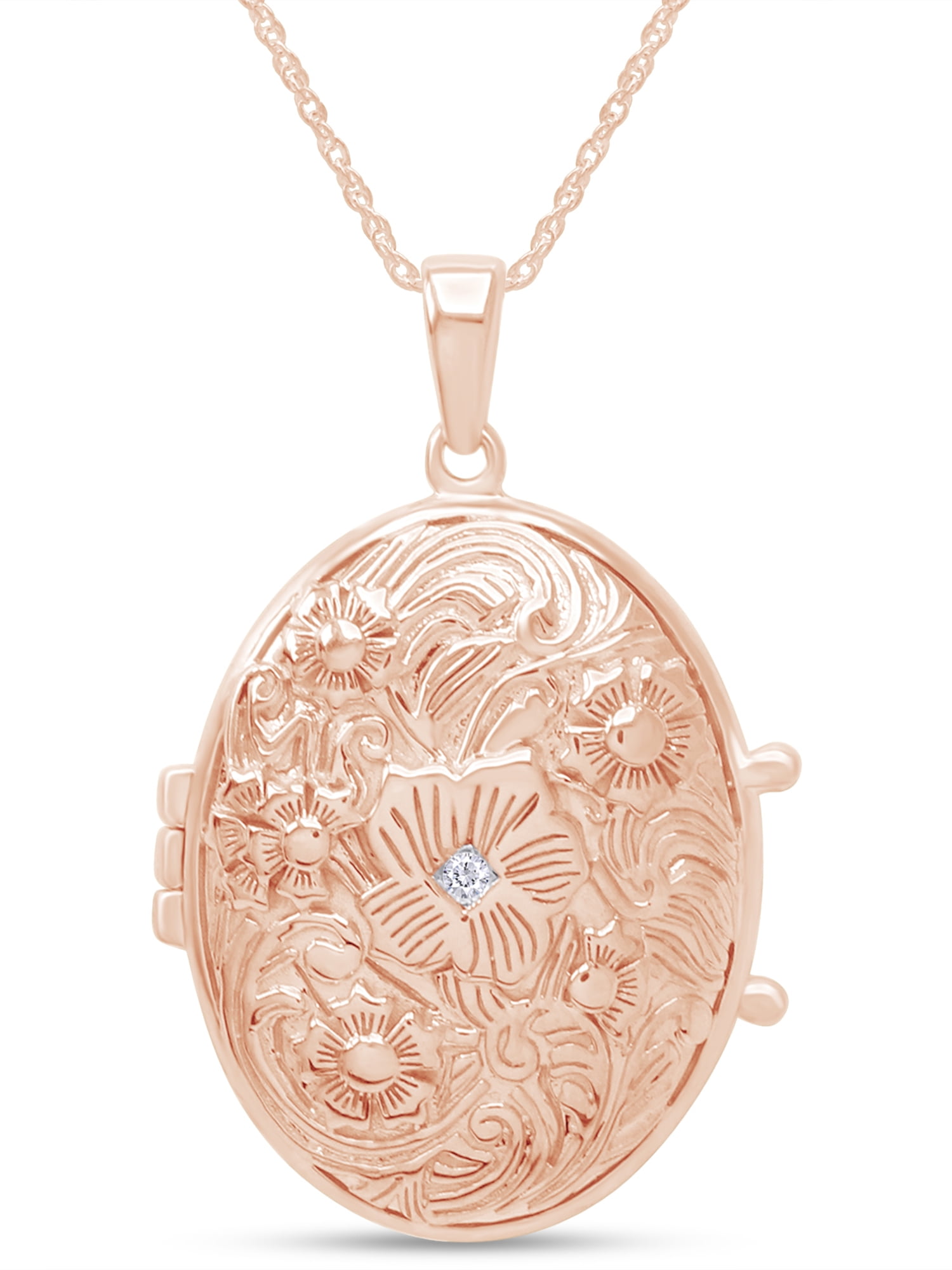 Details about   Silver Family Oval Locket Four Picture Sterling Silver 925 All Chain Lengths