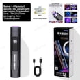 thumbnail image 2 of Portable 365nm UV LED Flashlight, Ultraviolet Blacklight for Currency Detection, Fluorescence Testing, Pet Urine and Stain Detector, Handheld Black Light, 2 of 3