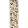 thumbnail image 2 of Alfombra de Área Nourison Aloha Interior/Exterior Marfil/Multicolor 60x180 cm, 2 of 7