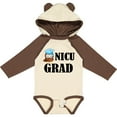 thumbnail image 3 of Inktastic Nicu Grad Baby Boy Owl Boys Long Sleeve Baby Bodysuit, 3 of 5