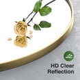thumbnail image 7 of Bathroom Mirror, 24 inch Gold Circle Wall Mirrors, Wall Mounted Vanity Mirror, Home Decor Metal Framed Bath Mirror for Living Room Bedroom Entryway, 7 of 7
