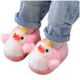 thumbnail image 6 of NIEWTR Winter Slippers For Girls Cartoon Animal Slippers Toddler Warm Plush House Shoes Little Kids Home Slippers(A-Pink,8), 6 of 9