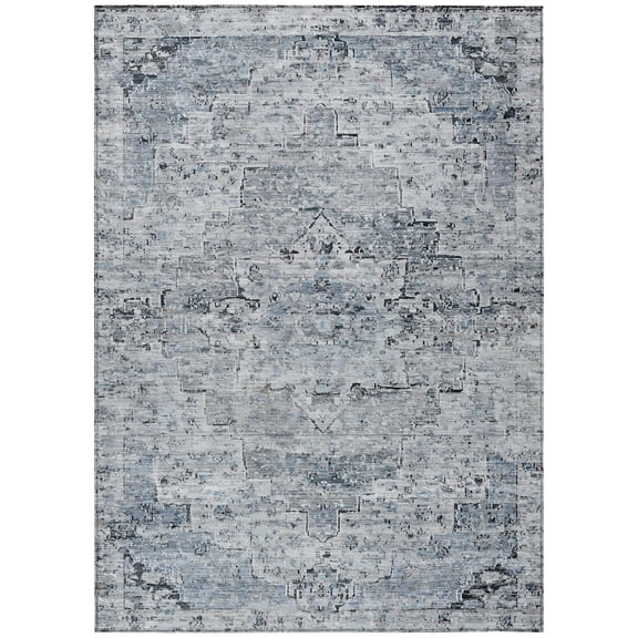 Dalyn Rugs Machine Washable Indoor/Outdoor Chantille Sky 2'6" x 3'10" Rug