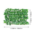 thumbnail image 2 of XYAIYT Expandable Fake Leaves Fence Privacy Screen for Balcony Patio Outdoor, Artificial Ivy Lattice Panels for Backyard Garden Decorations, 2 of 5
