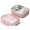 Pink, variant on LAIQIEN Stainless Steel PP Material Food Box Insulated Lunch Box Portable Lunch Boxes with Removable Compartment Leakproof Boxes