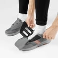 thumbnail image 6 of Lusa Wide Toe Box Shoes for Men Women Convenient Hook and Loop Low Top Walking Shoe for Seniors Non- Loose Sneakers Bunions, Plantar Fasciitis, Hammertoes, Swollen Footwear Grey 40, 6 of 8