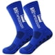 thumbnail image 1 of Calcetas antideslizantes. SpotBlue 1Par Azul 6-12.5US TapeDesign Calcetines Tubo Medio Algodón., 1 of 2