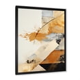 thumbnail image 2 of Designart "Yellow Twilight Dream Collage" Abstract Framed Wall Art - Modern Gold Abstract Collages Bedroom Framed Canvas Wall Art, 2 of 6
