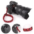 thumbnail image 4 of [Camuflaje Rojo] Correa Muñeca para Cámara Venta Transfronteriza Correa Muñeca Con Hebilla Portátil Pulsera Trenzada Paracord Adecuada para Cámaras Y Sony (Rojo Camuflaje), 4 of 9