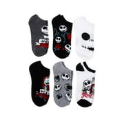 Ladies Nightmare Before Christmas No Shows, 6 Pack