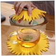 thumbnail image 5 of 2 piezas, tapete multifuncional para ollas, tapete para tazas de bebidas, tapete circular de silicona para comedor, tapete para tazas de girasol, tapete circular para comedor de silicona, 5 of 5