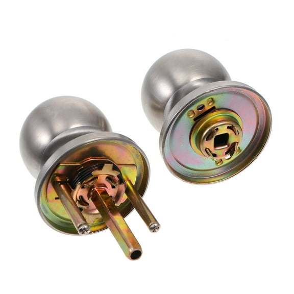 unbranded  Stainless Steel Ball Lock Door Knob Covers Gate Handle Silver